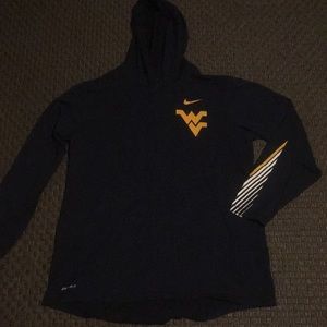 WVU hooded long sleeve